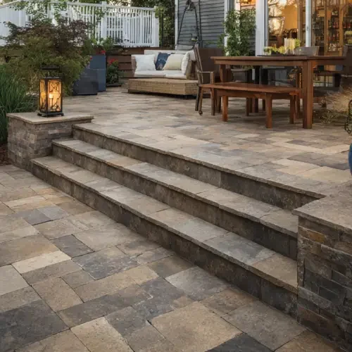 Paver deck